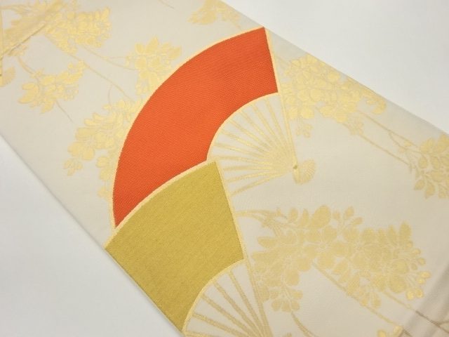 JAPANESE FUKURO OBI / WEEPING SAKURA / BY ORIETSU